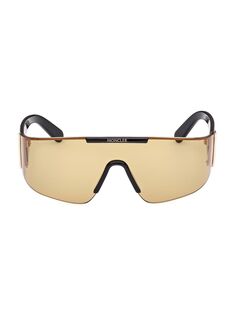Солнцезащитные очки Ombrate Shield Moncler, золотой