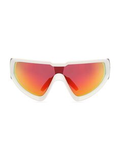 Солнцезащитные очки с оберткой Moncler, белый