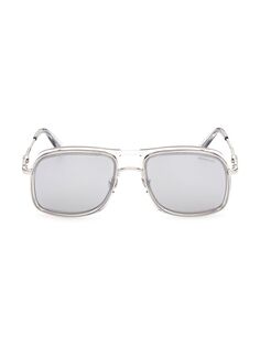 Контур солнцезащитные очки Moncler, серебряный
