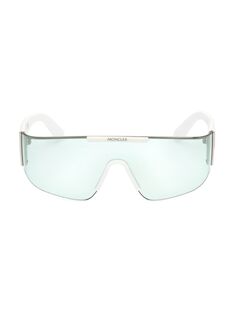 Солнцезащитные очки Ombrate Shield Moncler, белый