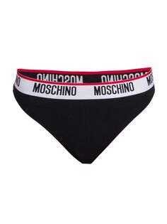 Трусы с логотипом Moschino, черный