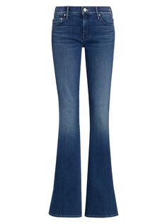 Расклешенные джинсы с заниженной талией Weekender Mother