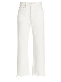 Широкие джинсы Aurora Moussy Vintage, белый