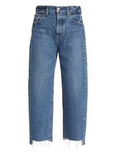 Укороченные широкие джинсы Dunkirk Moussy Vintage, синий