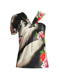 Асимметричный топ Mayumi Natori, черный