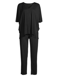 Модальный пижамный комплект из 2 предметов Natori, черный