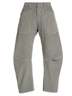 Вельветовые брюки карго Shon Nili Lotan, серый