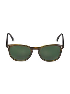Полуматовые солнцезащитные очки Finley 51MM Sable Tortoise Oliver Peoples
