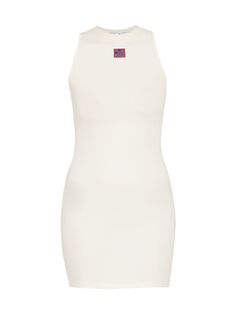 Элегантное мини-платье Rownig Off-White, белый