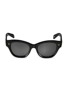 Солнцезащитные очки Eadie 51MM с подушкой Oliver Peoples, черный