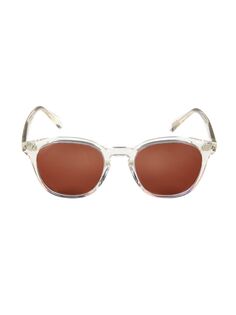 Округлые солнцезащитные очки из ацетата 50 мм Oliver Peoples