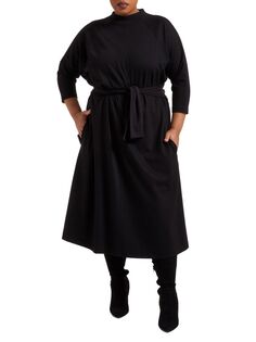 Платье Дженис Воронка Pari Passu, черный