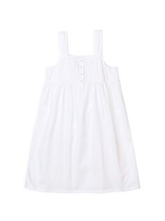 Женская ночная рубашка Charlotte Xs белого цвета Petite Plume, белый