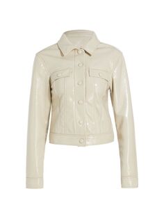 Виниловая укороченная куртка Proenza Schouler White Label
