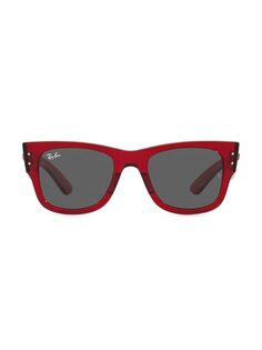 Квадратные солнцезащитные очки RB0840 51 мм Ray-Ban, красный
