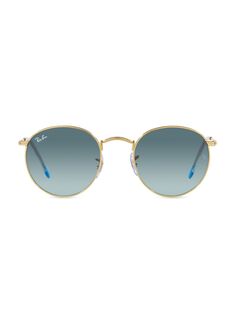 Круглые солнцезащитные очки RB3447 53 мм Ray-Ban, серый