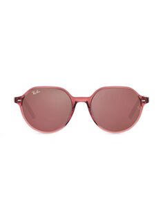 Квадратные солнцезащитные очки RB2195 Thalia 53 мм Ray-Ban, розовый