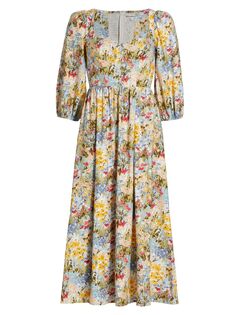 Платье миди с цветочным принтом Countryside Reformation