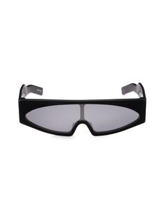 Квадратные солнцезащитные очки Gene 70 мм Rick Owens, черный