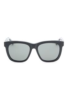 Квадратные солнцезащитные очки Avana 55 мм Saint Laurent, черный