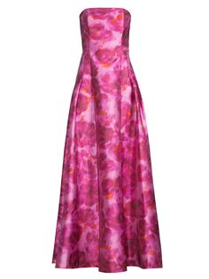 Платье Zofia без бретелек с принтом Sachin &amp; Babi, розовый