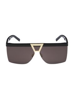 Солнцезащитные очки Palace 99MM Shield Saint Laurent, черный