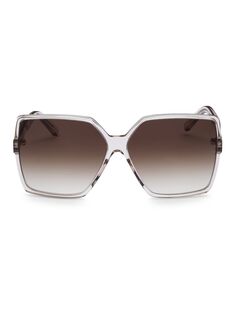 Солнцезащитные очки New Wave 232 Betty 63MM квадратной формы из ацетата Saint Laurent