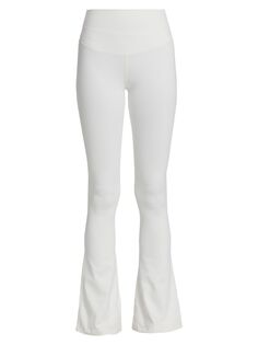 Расклешенные брюки Raquel с завышенной талией из бифлекса Splits59, белый