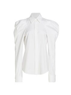 Сухая блуза из бараньей ножки Sportmax, белый
