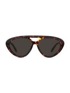 Солнцезащитные очки-авиаторы 56 мм со скошенной кромкой Stella McCartney