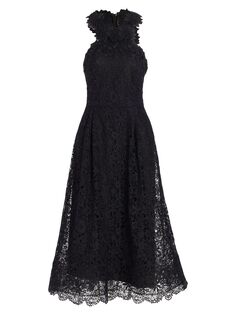 Коктейльное платье без рукавов с вышивкой Teri Jon by Rickie Freeman, черный