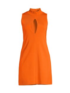 Мини-платье Madelyn Mock с высоким воротником Toccin, оранжевый