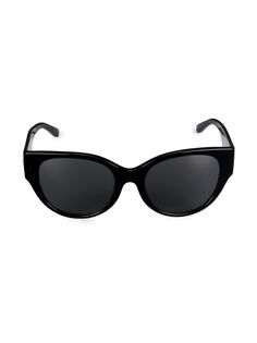 Солнцезащитные очки «кошачий глаз» 54 мм Tory Burch, черный