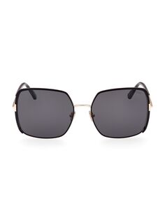 Солнцезащитные очки Raphaela 60 мм в форме бабочки Tom Ford, черный
