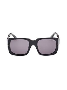 Квадратные солнцезащитные очки Ryder 51 мм Tom Ford, черный