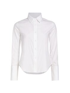 Рубашка Bessette в полоску с пуговицами спереди TWP, белый