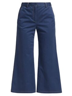 Укороченные широкие брюки Mercer TWP, синий