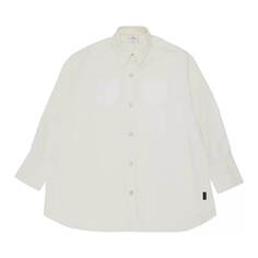 Рубашка Courrèges Mega Size Dry Denim, белый