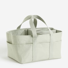 Сумка для пеленания H&amp;M Home Cotton Canvas, светло-зеленый