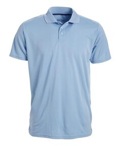 Мужская влагоотводящая рубашка поло сухой посадки без тегов Galaxy By Harvic, светло-синий