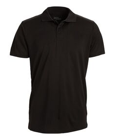 Мужская влагоотводящая рубашка поло сухой посадки без тегов Galaxy By Harvic, черный