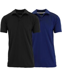 Мужская влагоотводящая рубашка поло dry-fit, упаковка из 2 шт. Galaxy By Harvic, мульти