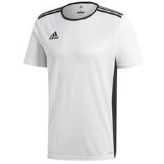 Футболка adidas Entrada 18 Jr, белый/черный