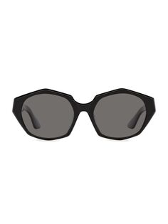 Oliver Peoples 1971C 57MM Асимметричные солнцезащитные очки KHAITE x Oliver Peoples, черный