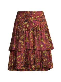 Многоуровневая юбка с рюшами Undra Celeste