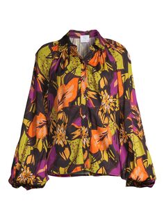 блузка с цветочным принтом Undra Celeste
