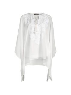 блузка с вышивкой Tessa Ungaro, белый