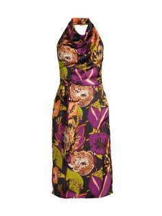 Коктейльное платье с цветочным принтом Undra Celeste