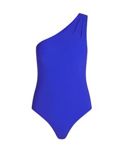Асимметричный цельный купальник Siena Valimare, синий
