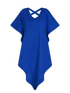 Платье Aria из крепдешина хай-лоу Valimare, синий